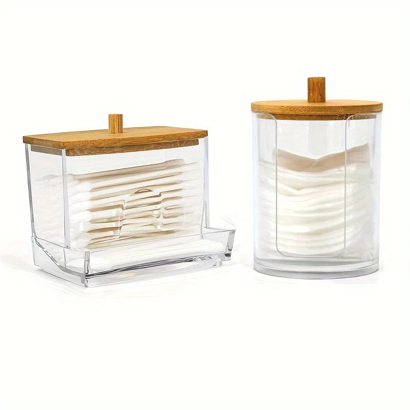 Organisateur Acrylique pour Cotons Démaquillants