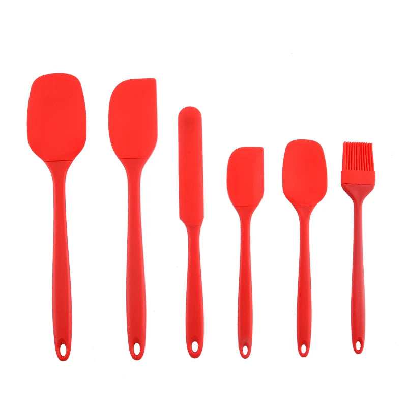 Set d'Ustensiles de Cuisine en Silicone 6 Pièces