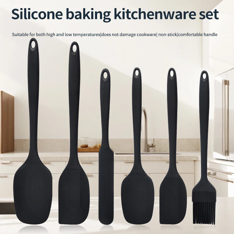 Set d'Ustensiles de Cuisine en Silicone 6 Pièces