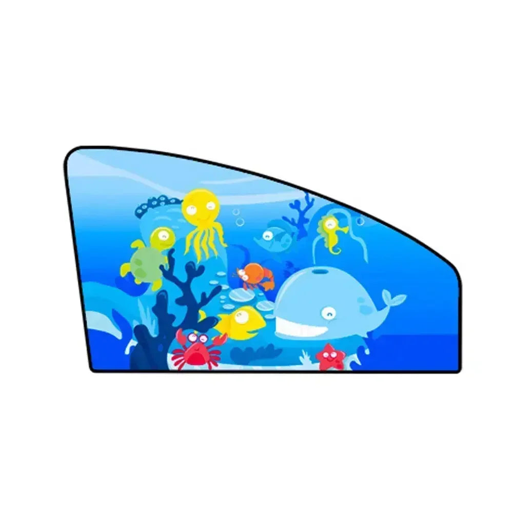 Pare-Soleil Voiture Magnétique — Motif Cartoon