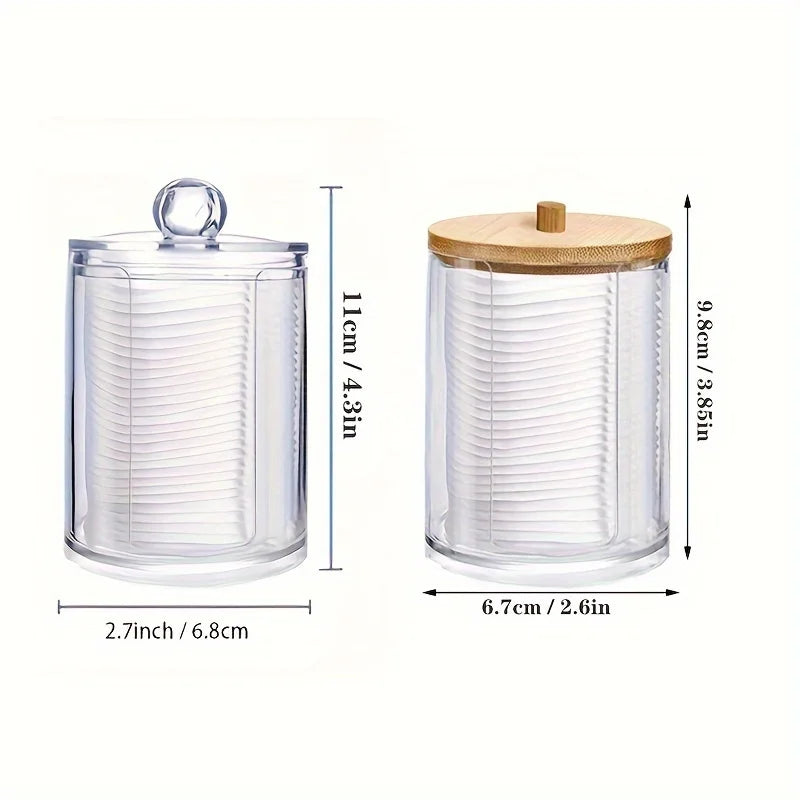 Organisateur Acrylique pour Cotons Démaquillants