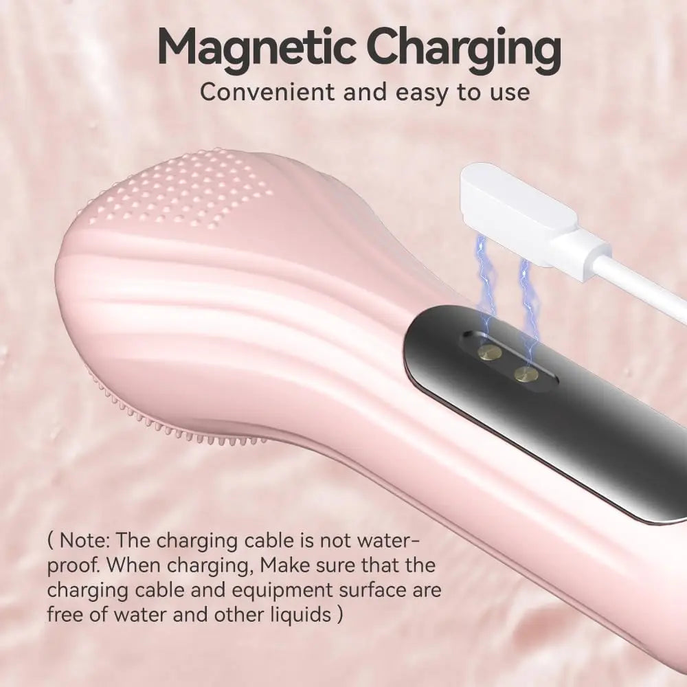 Brosse Nettoyante Visage Électrique avec Chauffage