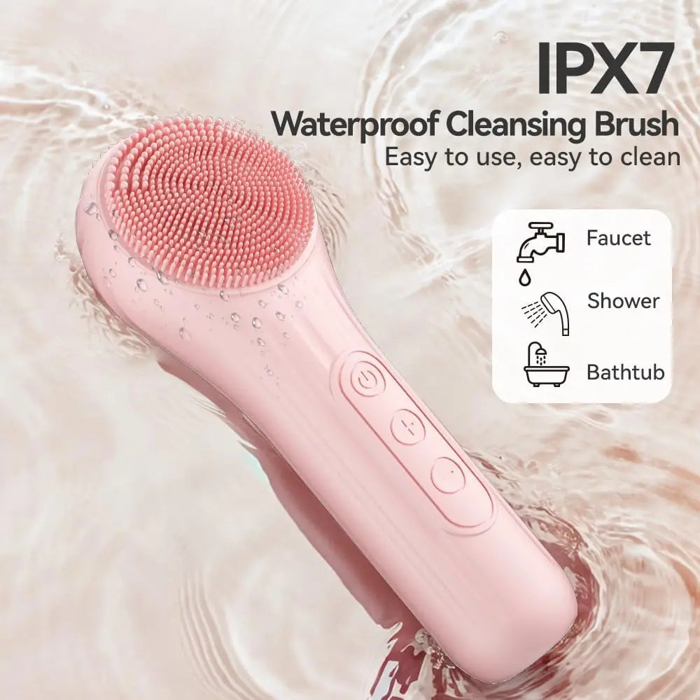 Brosse Nettoyante Visage Électrique avec Chauffage