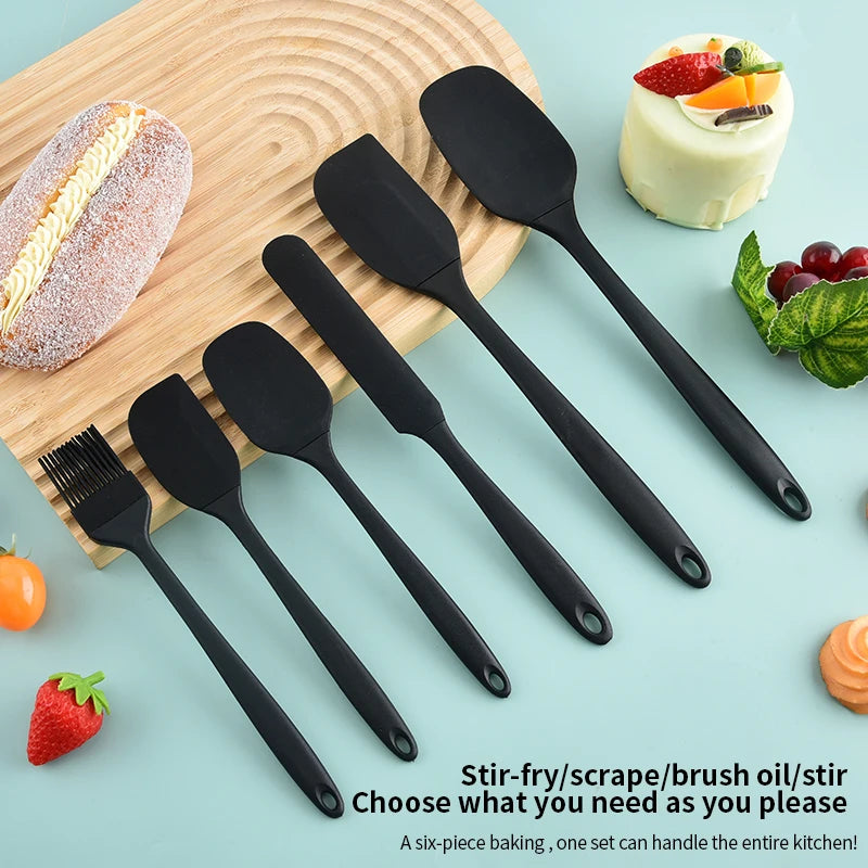 Set d'Ustensiles de Cuisine en Silicone 6 Pièces