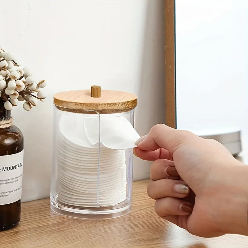 Organisateur Acrylique pour Cotons Démaquillants