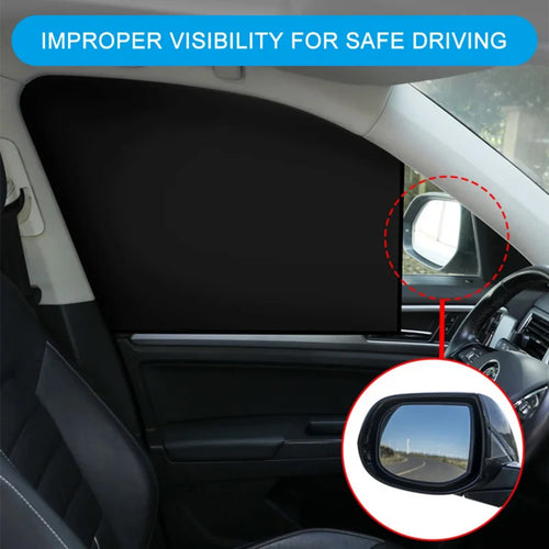 Magnetic Car Window Curtain Sun Shade